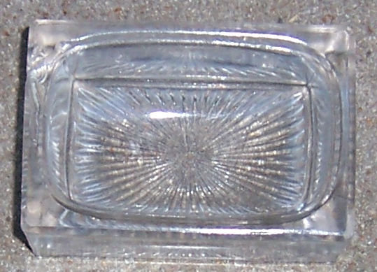 Clear Master Salt Rectangular Shape with Star Burst