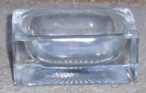 Clear Master Salt Rectangular Shape with Star Burst