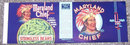 Vintage Maryland Chief Green Stringless Beans Can Label