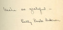 Connie Benton Reporter Signed by Betty Anderson 1941