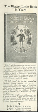 Bobby in Search of a Birthday 1916 Magazine Ad