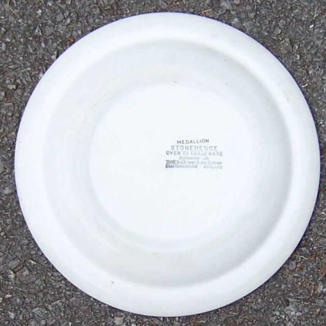 Stonehenge Midwinter Brown Dahlia Medallion Small Plate