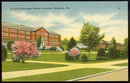 Postcard of Marine G and H Barracks Quantico Virginia