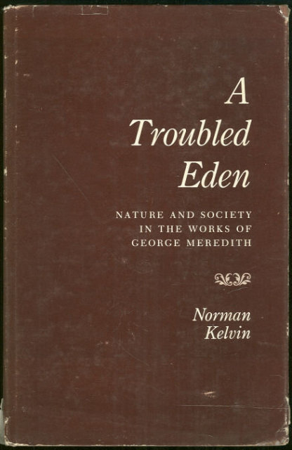 Troubled Eden George Meredith Literary Criticism 1961