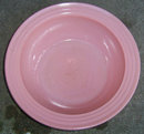 Vintage Pink Moderntone Platonite Glass Serving Bowl