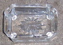 Square Master Salt with Star Burst in Bottom and Feet