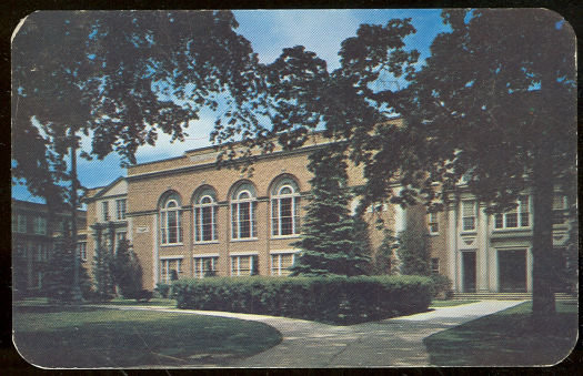Postcard of West High School, Green Bay, Wisconsin 1951
