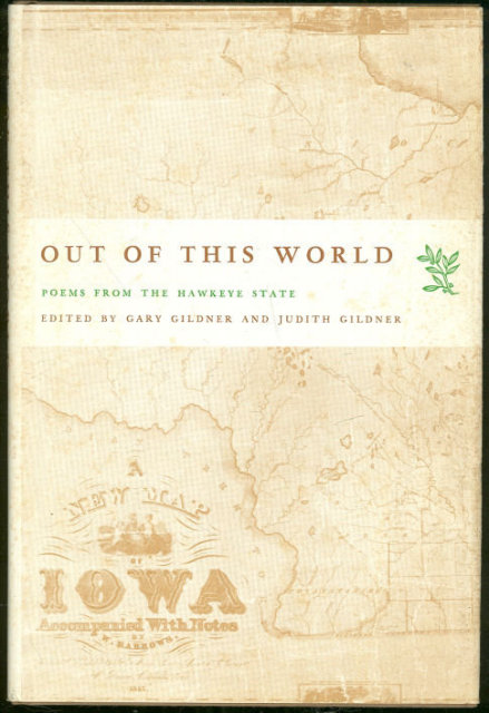 Out of This World Poems From Iowa 1975 1st edition DJ