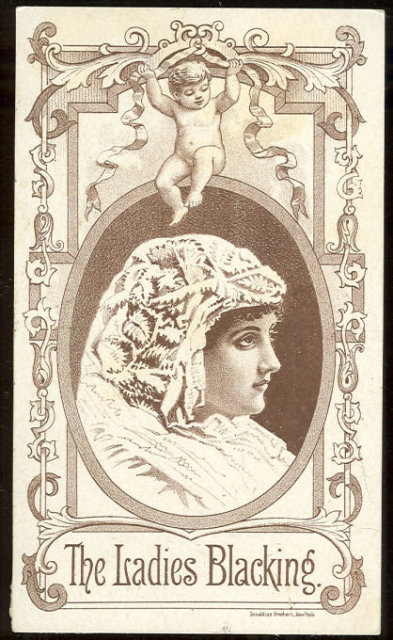 Ladies Blacking for Shoes Victorian Trade Card