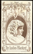 Ladies Blacking for Shoes Victorian Trade Card