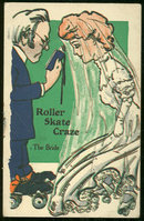 Comic Postcard of The Roller Skate Craze, The Bride