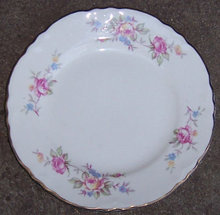 Homer Laughlin Virginia Rose Pink Rose Small Plate