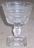Imperial Glass Clear Cape Cod Red Wine Goblet