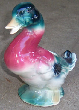 Vintage Royal Copley Pottery Mallard Duck Planter