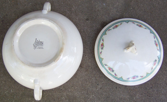 Vintage Salem China Symphony Covered Casserole Dish