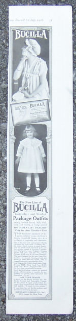 Bucilla Needlework Products 1916 Magazine Advertisement