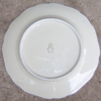 US Zone Germany Jaeger Salad Plate with Flowers