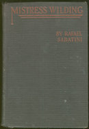 Mistress Wilding by Rafael Sabatini 1924 Romance