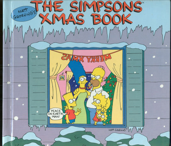 Simpson's Xmas Book by Matt Groening 1990 1st edition