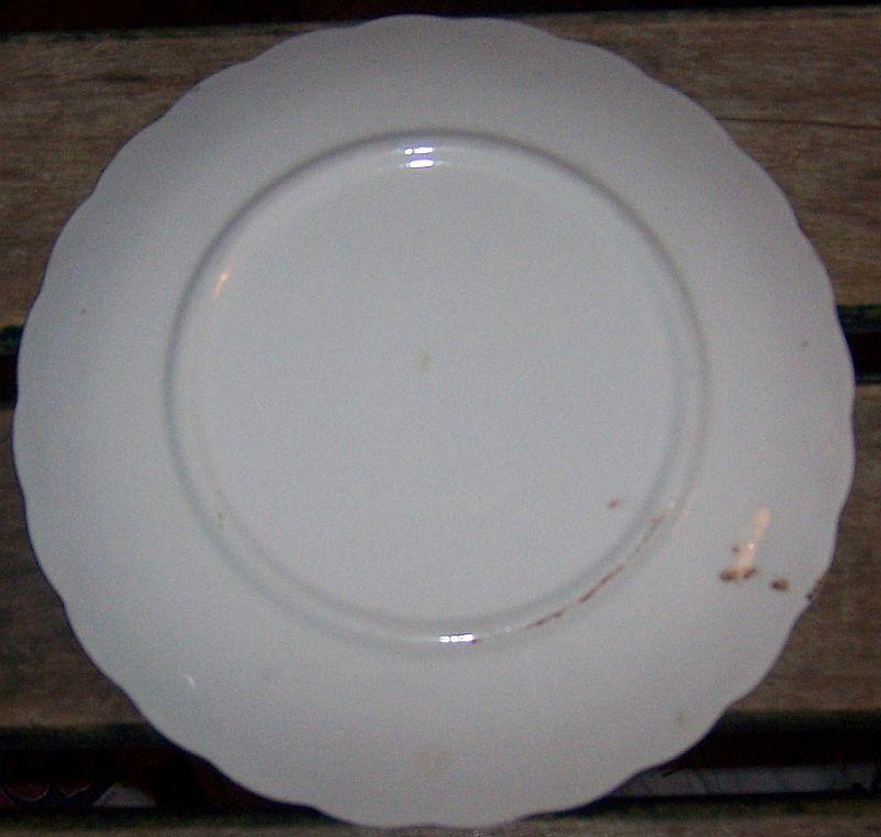 Blue Ridge Pottery Colonial Shape Amanda Pattern Small Plate Brown Flower