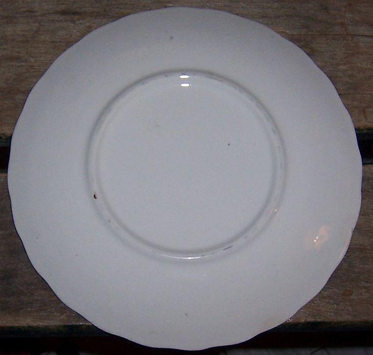 Blue Ridge Pottery Colonial Shape Joanna Small Plate Red and Yellow Flowers
