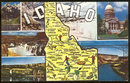 Postcard of The State of Idaho with Seven Views