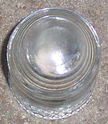 Vintage Small Clear Glass Hemingray 9 Insulator