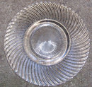 Federal Depression Clear Glass Diana Saucer