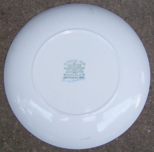 Matsumura Occupied Japan Salad Plate w/ Bright Flowers