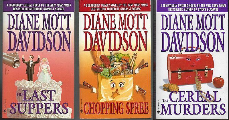 Lot of Three Goldy Bear Mysteries by Diane Davidson Mott Chopping/Cereal/Last
