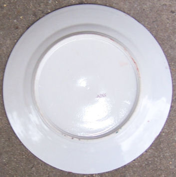 Made in Japan Small Plate with All Over Oriental Design