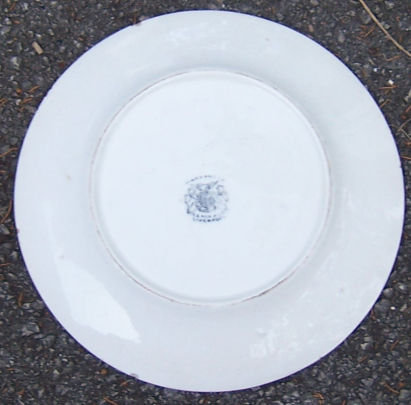 Vintage Liverpool Pottery Small Plate with Turkeys