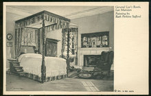 Postcard Lee Bedroom Lee Mansion Ruth Perkins Safford