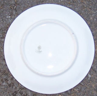 Germany Handpainted Pink Floral Porcelain Small Plate