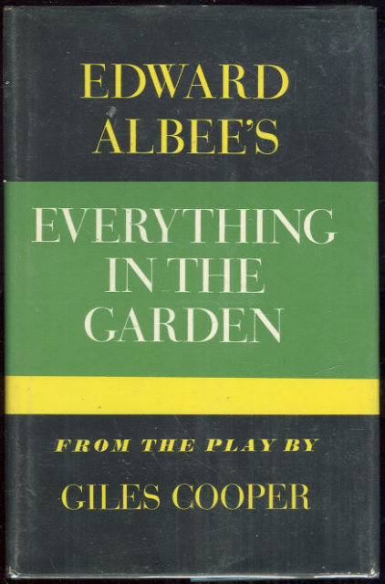 Everything in the Garden by Edward Albee 1965 1st ed DJ
