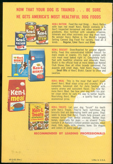 How to Feed, Care For and Train Your Dog by Ken L Foods