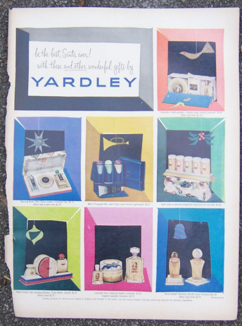 1952 Yardley Gift Sets Magazine Color Advertisement