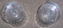 Pair of Vintage Elegant Floral Etched Ice Tea Glasses