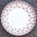 Copeland Spode Brown Fleur de Lis Salad Plate