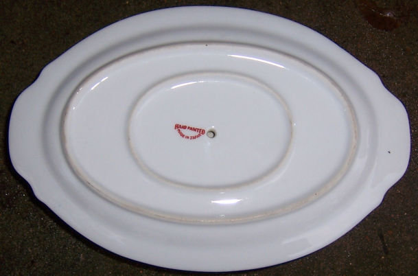 Handpainted Made in Japan Gravy Boat with Floral Sprays