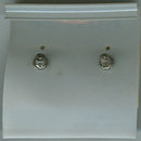 Vintage Raphael Rhinestone Pierced Earrings