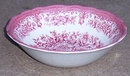 Avondale J & G Meakin Pink and White Cereal Bowl