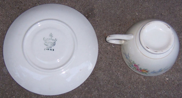 Vintage Homer Laughlin Pottery Ferndale Cup and Saucer