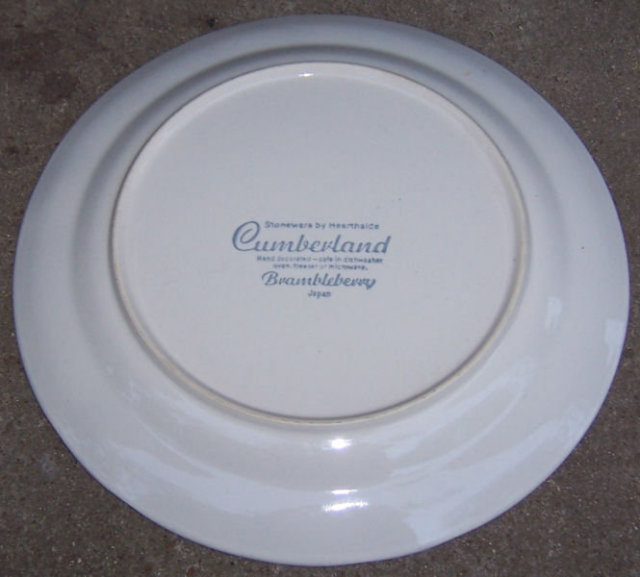 Brambleberry Cumberland by Hearthside Stoneware Plate