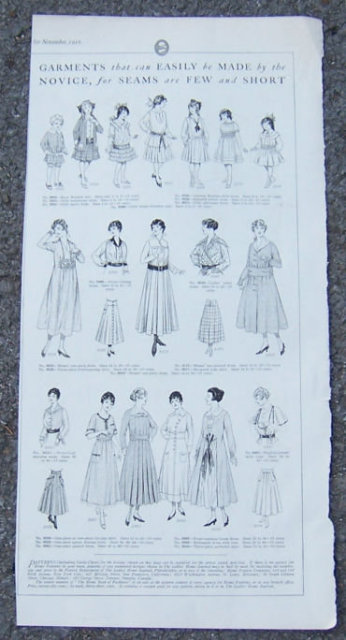 Garments That are Easily Made for Women 1916 LHJ Page