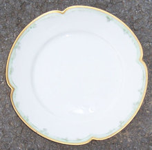 Limoges, France GDA Small Plate with Green Border