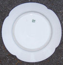 Limoges, France GDA Small Plate with Green Border
