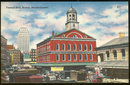 Postcard of Faneuil Hall, Boston, Massachusetts