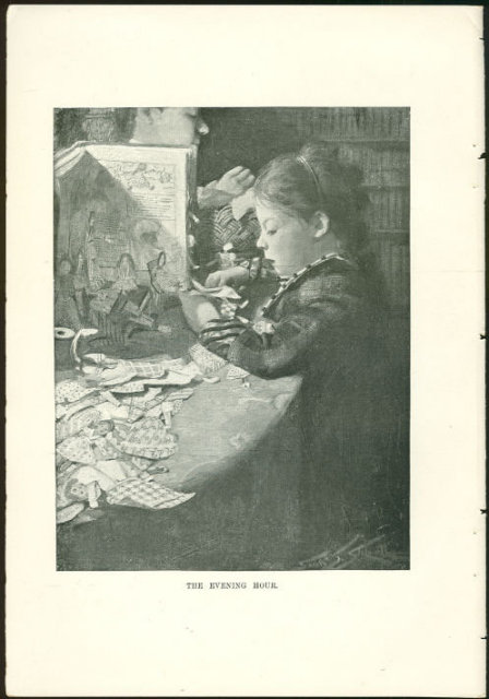 Children Illustration by Sarah S. Stilwell Evening Hour