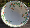 Vintage Bake Rite Ohio China Large Floral Mixing Bowl